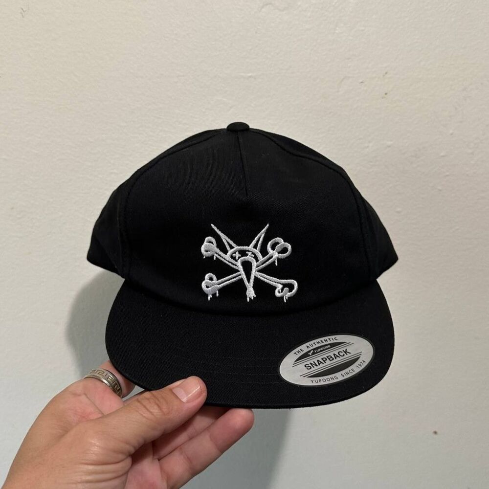Powell Peralta Vato Rat Bones Snapback Hat Black